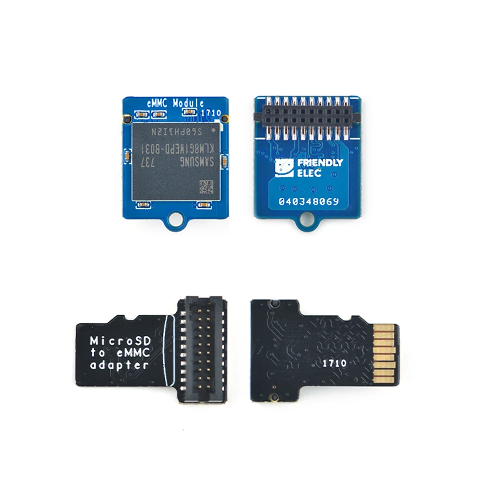 Модуль EMMC S ROBOT 8 ГБ 16 ГБ 32 ГБ 64 ГБ с адаптером eMMC microSD turn T2