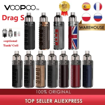 

Hot! VOOPOO DRAG S 60W VW Pod Kit 2500mAh Battery Built-in Gene.TT Chipset & 5-60W Adjustable Wattage Vape kit vs drag X/ Vinci