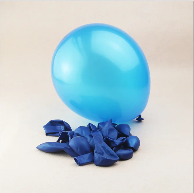 Blue 50 шт./лот 10 дюймов 1,5 г перламутровые латексные шары с днем рождения вечеринки свадьбы рождества украшения Детские игрушки Воздушные шары воздушные шары - Цвет: Blue
