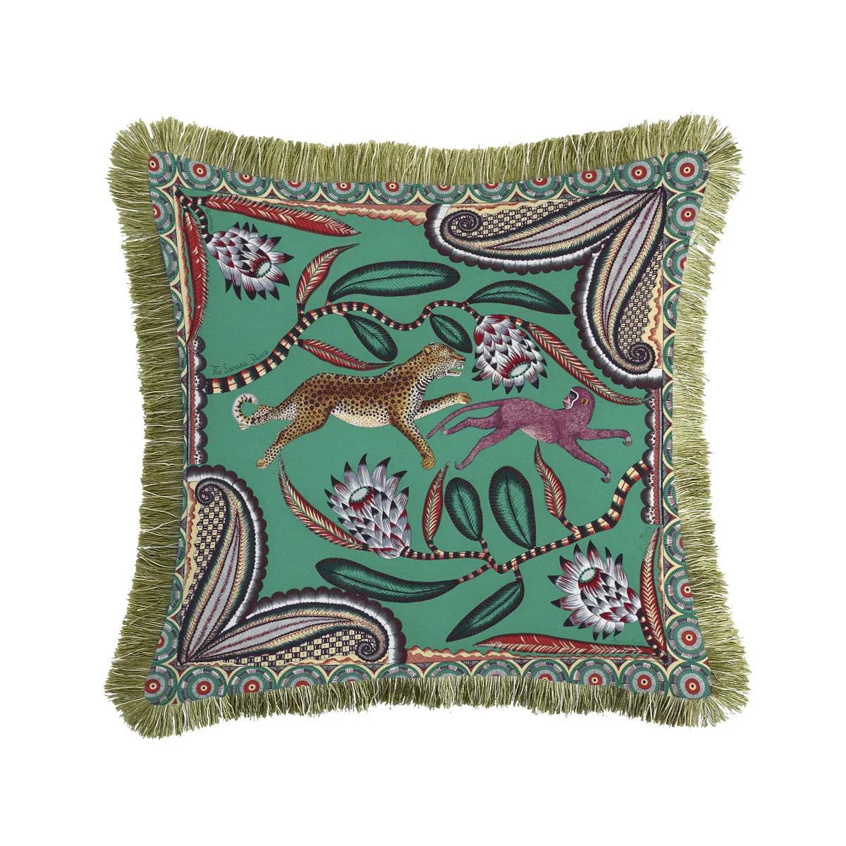 Luxury European Classical Christmas Hotel Velvet Tassel Cushion Cover Pillow Cover Pillowcase Home Decorative Sofa Throw Pillows
