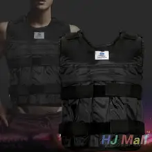 20 кг Регулируемый взвешенный жилет фитнес-тренировки тренажерный зал Кроссфит тренировочный жилет