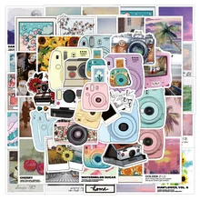 

10/50PCS Camera Stickers Landscape Graffiti Stickers Laptop Guitar Luggage Fridge Phone Bike Waterproof Sticker Kid Classic Toys