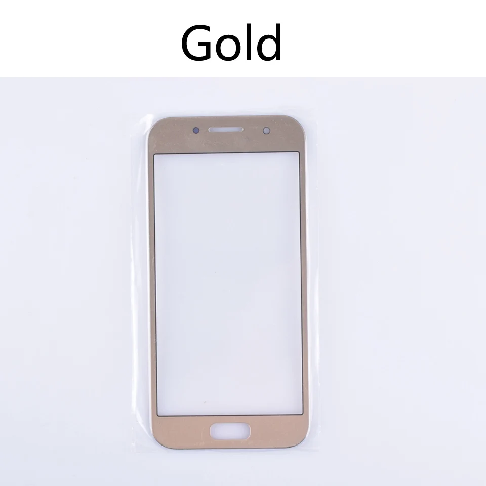 Gold-No tool 10 шт \ Лот A320 для Samsung Galaxy A3 A320 A320F SM-A320F/DS SM-A320Y/DS сенсорный экран передний внешний стеклянный сенсорный экран объектива - Цвет: Gold-No tool
