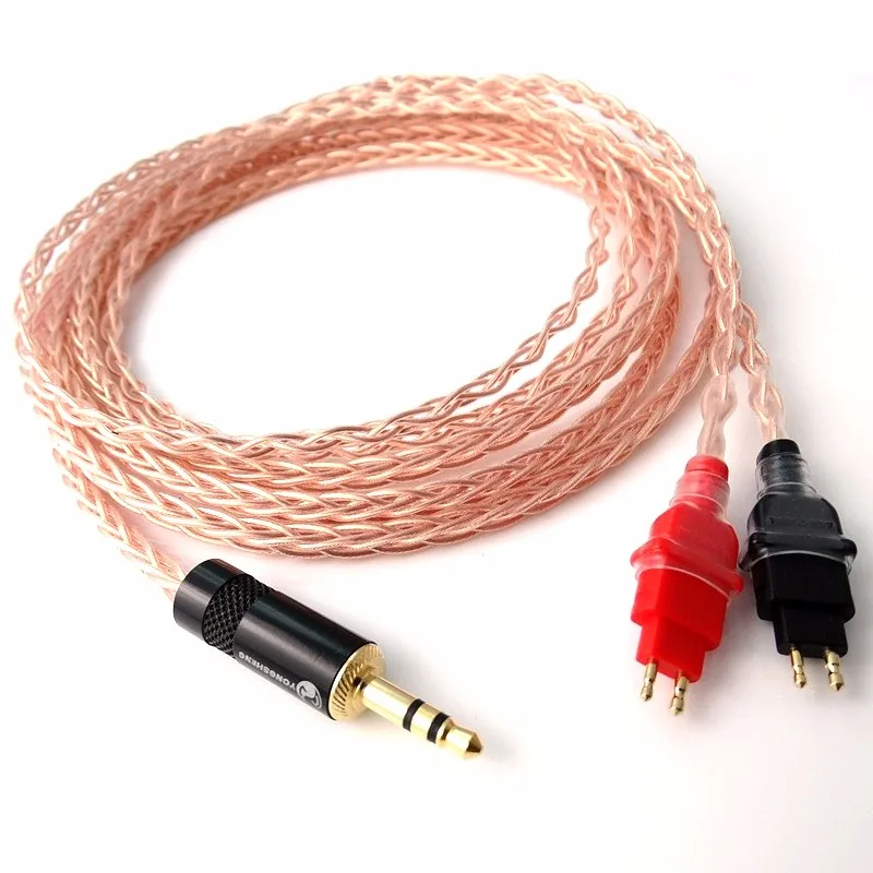 1 5m Pieces Litz braid 8 Cores 5n PCOCC copper Headphone Upgrade Cable wire for HD580 HD600 HD650 Headphone