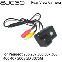 

ZJCGO Car Rear View Reverse Back Up Parking Camera for Peugeot 206 207 306 307 308 406 407 5008 5D 307SM