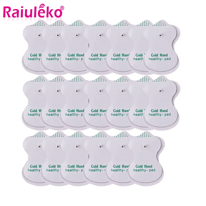 Tens-Electrode-Pads Conductive-Gel-Pad Therapy-Massager Body-Acupuncture Stimulator Pulse