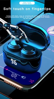 

A6 Bluetooth 5.0 Headset Wireless Earphones Mini Earbuds Stereo Headphones