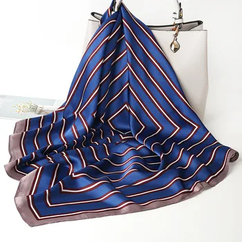 

2020 Women's Silk Scarves South Korea Versatile Professional Small Square Towel Headscarf Scarf Spring And Autumn Neckerchief