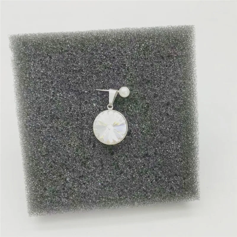 Круглые Подвески с камнями Ms betti 12 мм swarovski rivoli браслет хрустальной подвеской