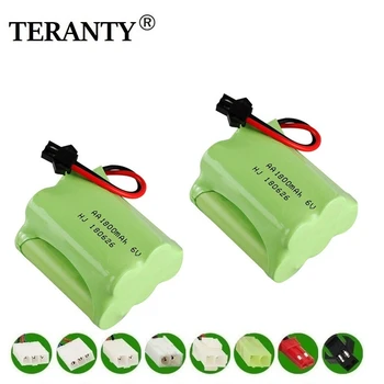 

( T Model ) 6v 1800mah NiMH Battery For Rc toys Cars Tanks Robots Boats Guns Truck 6v Rechargeable Battery AA Battery Pack 2Pcs