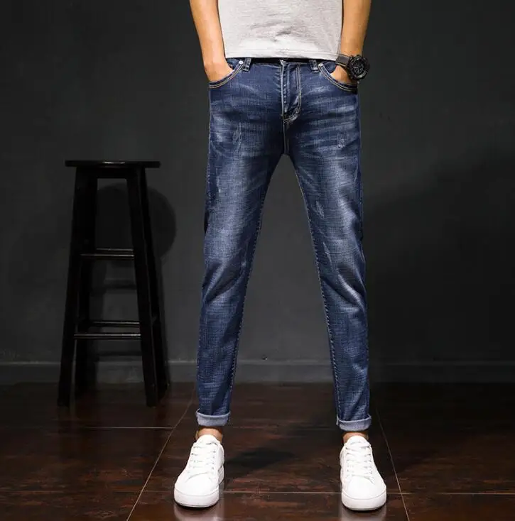 Hot Sales 2019 Spring Fall New Style Fashion Causal Men Jeans Good Quality AnkleLength Pants Hot Sales 2019 Spring Fall New Style Fashion Causal Men Jeans Good Quality AnkleLength Pants