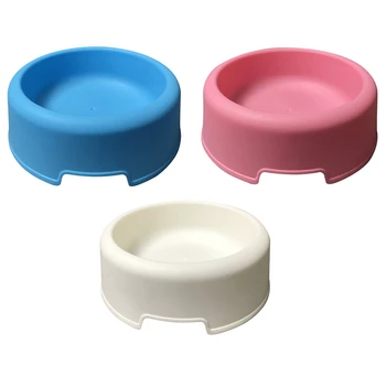 

Portable Pet Dog Cat Round Bowl Basic Pet Dogs Cats Food Water Bowl Pet Feeding Bowls Tool Easy To Clean Pet Feed Supplies