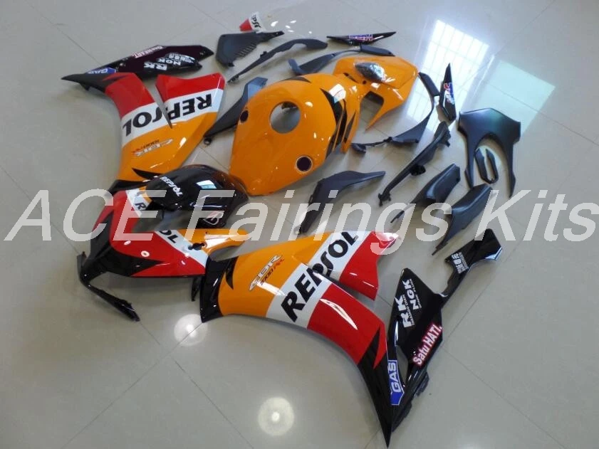 ABS полный обтекатель комплект Подходит для HONDA CBR1000RR 2012 2013 15 16 CBR 1000RR 12-15 CBR1000 обтекатель комплект Repsol UK