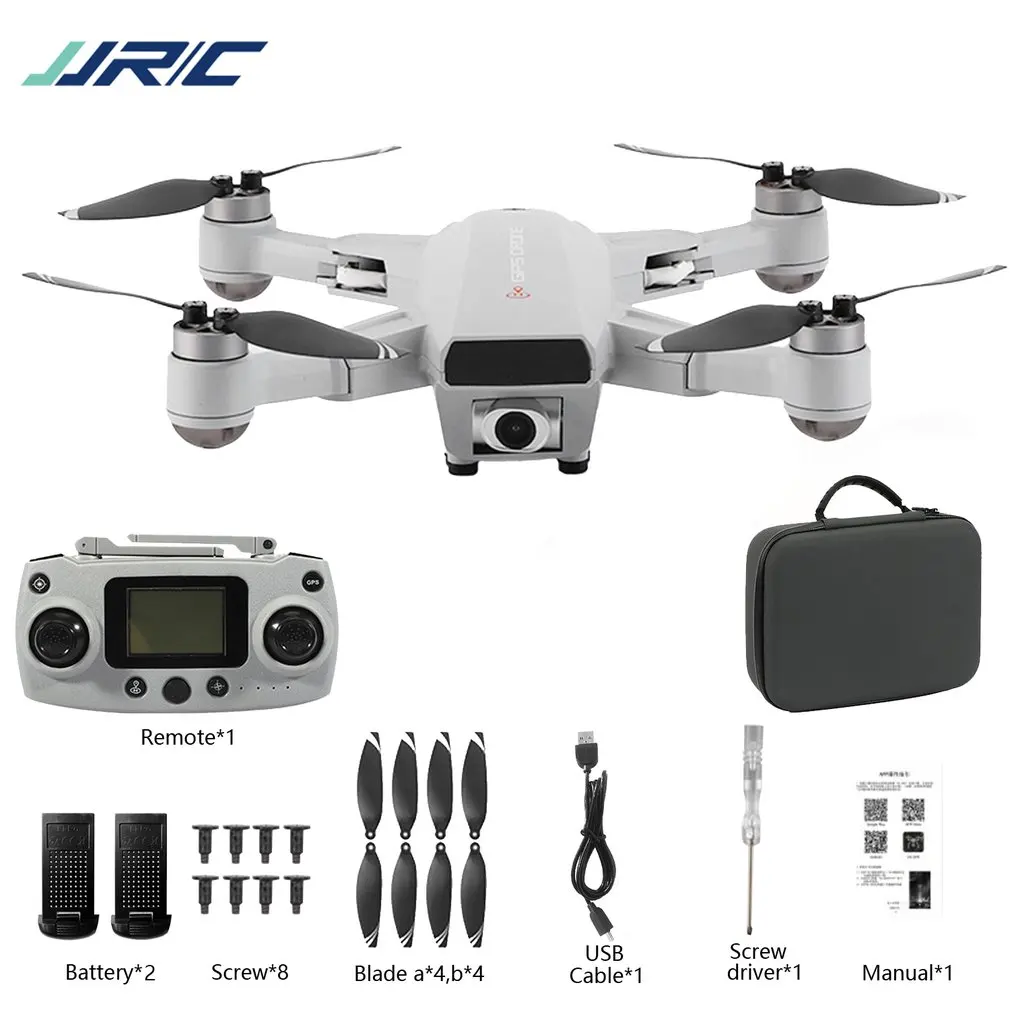 US $88.06 JJRC X16 5G WIFI FPV GPS 6K Camera Optical Flow Positioning Brushless RC Quadcopter Foldable RC Racing Drone