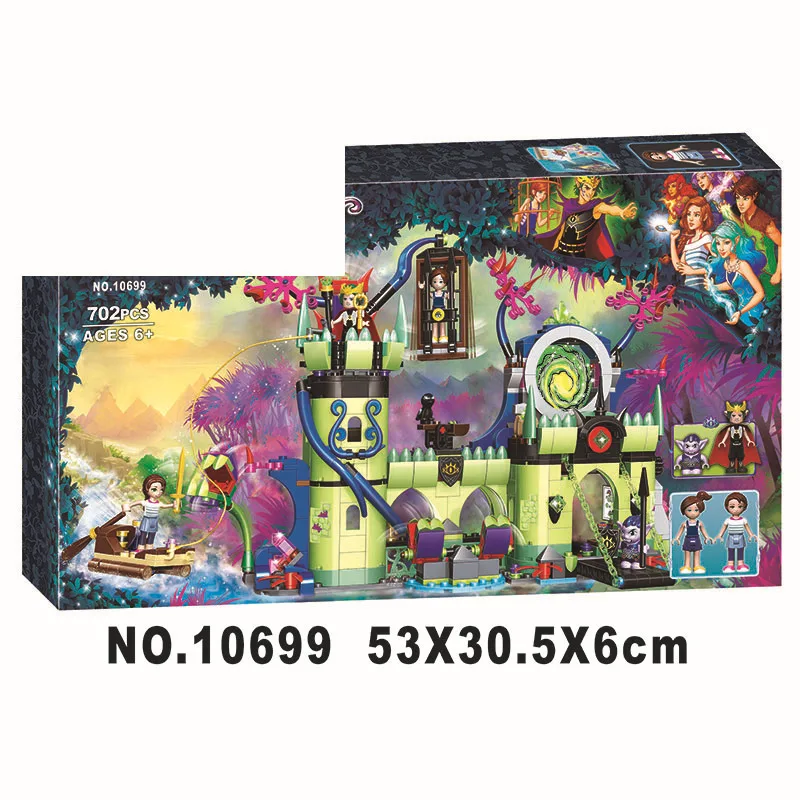 

New Style Bela Bole 10699 Sprites Children GIRL'S Educational Interactive Assembled Inserted Building Blocks Toy