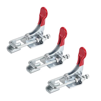 

uxcell 3 Pcs Hand Tool Latch Action Toggle Clamp Quick Release 700 lbs/320kg Holding Capacity
