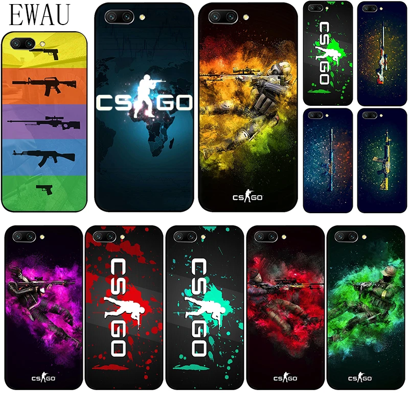 EWAU CS GO игры силиконовый чехол для телефона для huawei Honor 6A 7A Pro 7C 7X 8X 8C 8 9 Примечание 10 Lite вид 20 9X Pro 8A 20S