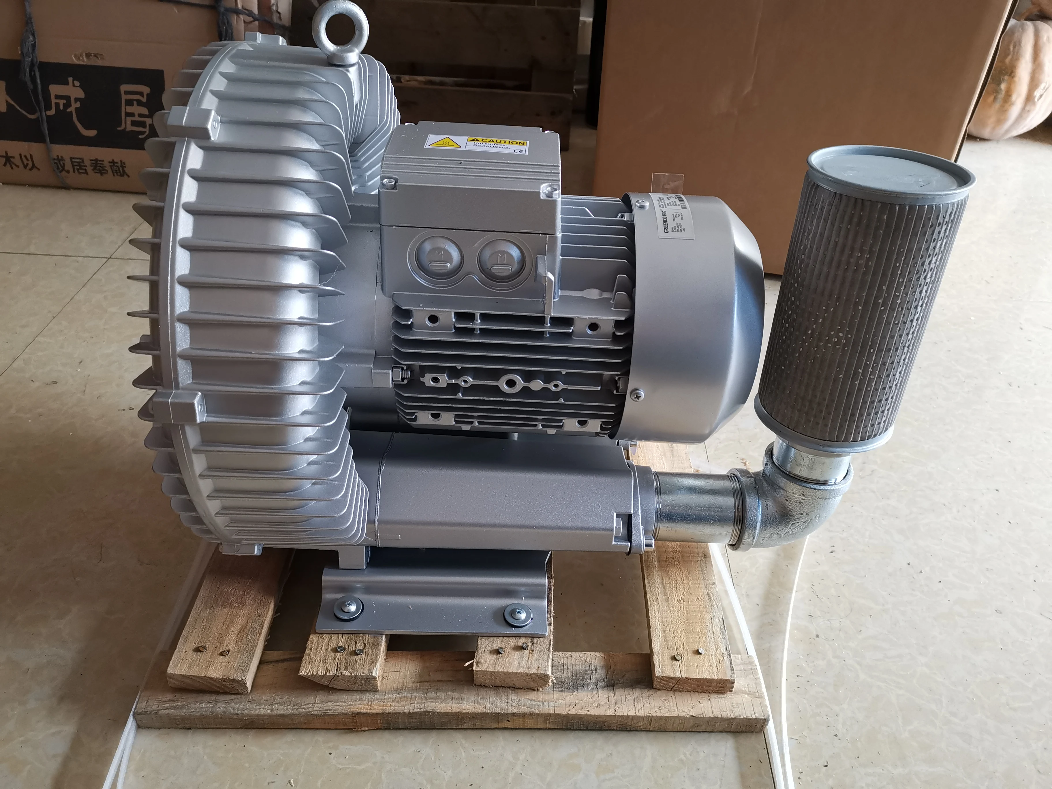 EXW 2RB730-7AH16 220 В 2.2квт/2.5квт большой воздушный поток 420м3/ч воздушный кольцевой воздуходувка насос для рыбы креветки пруда земледелие оборудование