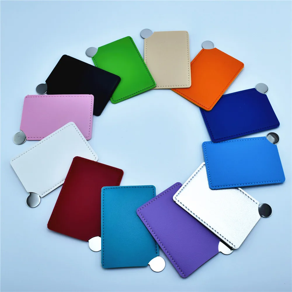 

120PCS customize,logo print Cosmetic mirror Stainless steel indestructible small mirror