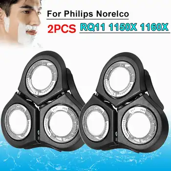 

1/2PCS Replacement Shaver Head Blade Cutter for Philips for Norelco RQ11 1150X 1160X RQ1195 RQ1145 RQ1180CC RQ1150X
