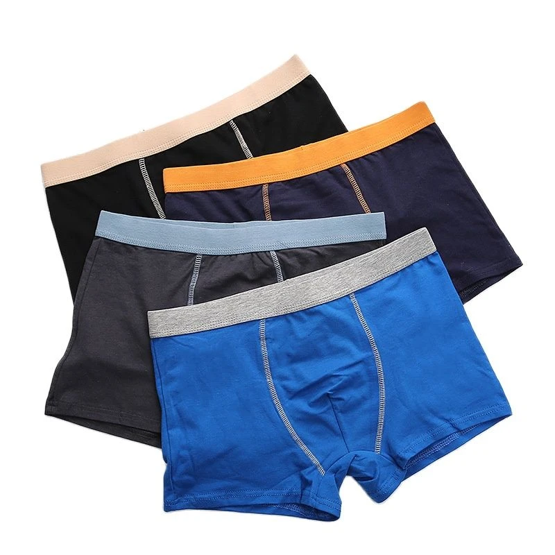 3 Pcs Boxers Plus Size Mens Underwear Men Cotton Underpants Male Solid Modal Panties Comfortable Home Boxer Shorts Man Cueca men's briefs