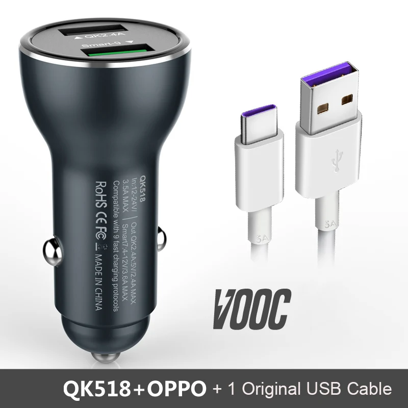 DOITOP супер быстрое зарядное устройство Быстрая зарядка 3,0 двойной USB настенное зарядное устройство для huawei P10 iPhone samsung galaxy S8 Xiaomi VIVO OPPO vooc - Тип штекера: Black