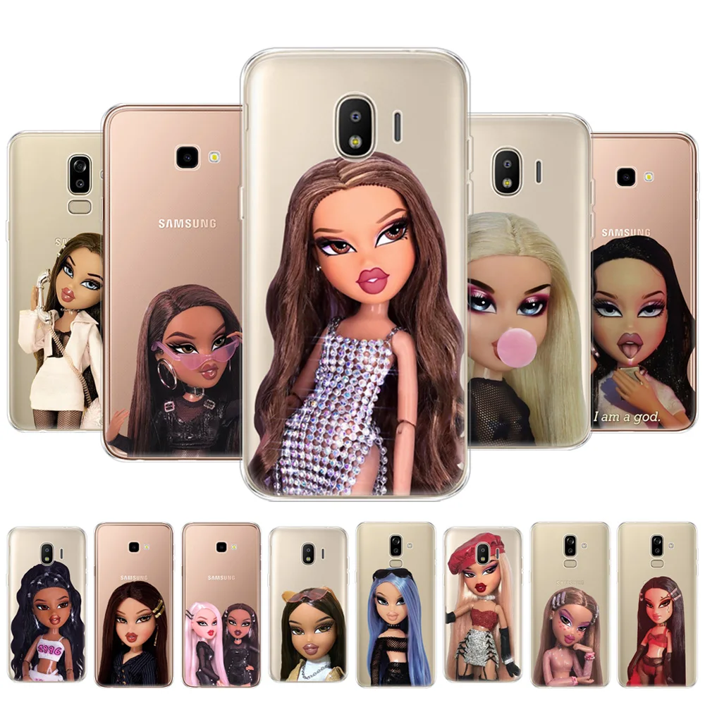 Custodia In Silicone Per Samsung Galaxy J2 Core J8 J6 J4 Plus 2018 Custodia Per Samsung Galaxy S10 E Plus Borsa Paraurti Bambola Bratz