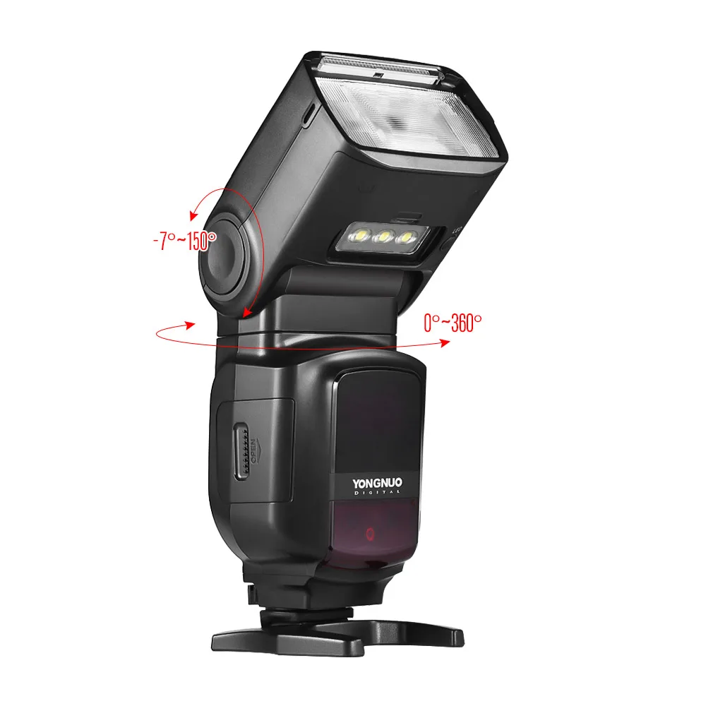 YONGNUO YN968N II Вспышка Speedlite для Canon для Nikon DSLR Совместимость с YN560 Беспроводной ttl Speedlite 1/8000 светодиодный светильник