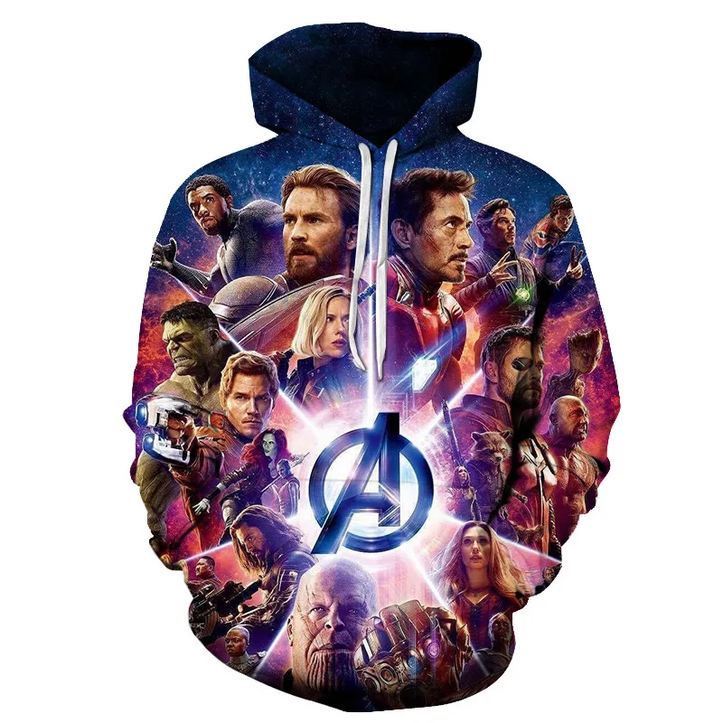 Мстители 4 Endgame уличная Мужская Женская толстовка с длинным рукавом толстовки супергерой Мужская Весенняя Толстовка с длинным рукавом Homme
