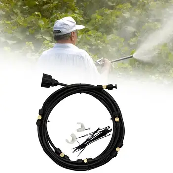 

Water Misting Cooling System Kit Summer Sprinkler Outdoor Garden Greenhouse park Plants Spray Hose Watering Spray