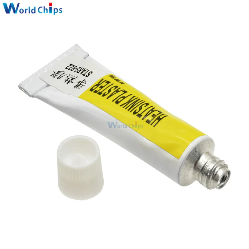 

10PCS CPU GPU IC Thermal Silicone Grease Viscous Adhesive Compound Glue Cooling Paste Heatsink Plaster 5g