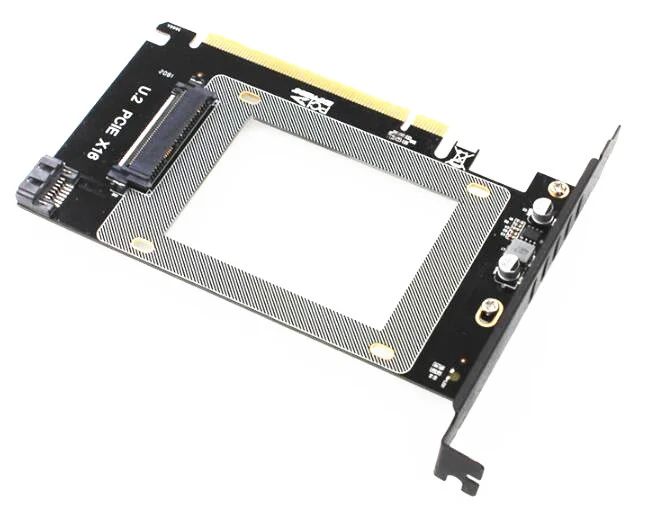 U2 X16 PCI-Express 3,0 4x X16 к U.2 SFF-8639 адаптер NVMe диск PCIe SSD PCIe к U2 карта M.2 NGFF 2,5 'SSD к PCI-e X16 intel x4