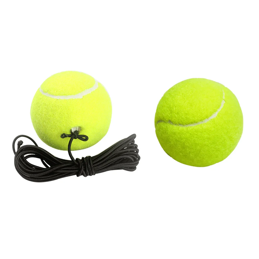 Теннисные Мячи резиновый тренировочный мяч эластичный канат теннисные мячи для начинающих один человек Теннисный мяч