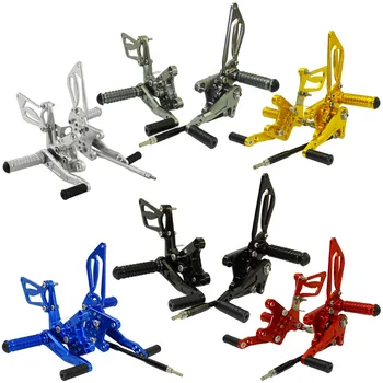 

Adjustable Rearset Footrests Foot Pegs Pedals For SUZUKI GSXR600 00-05 GSXR750 1996-2005 GSXR1000 2001-2004 GSX-R 600 750 1000