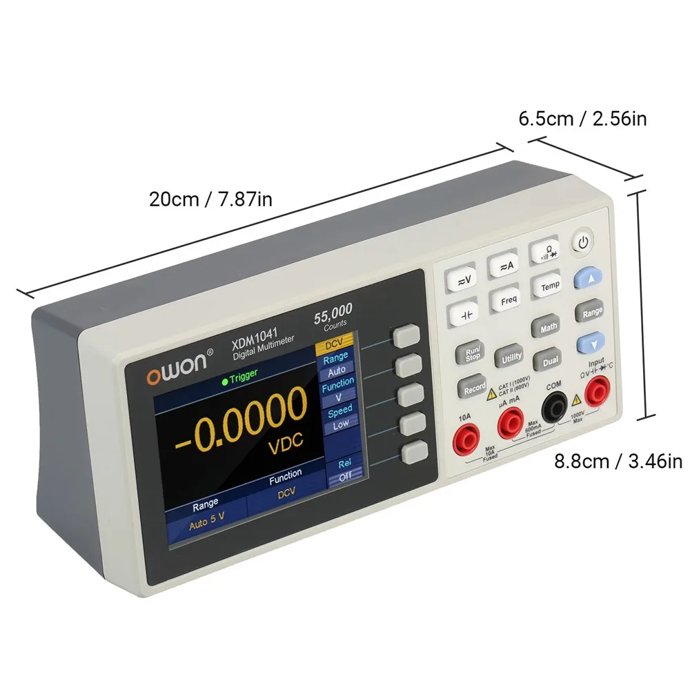 Owon XDM1041 USB/RS232 Digital Multimeter 55000 Counts High Accuracy