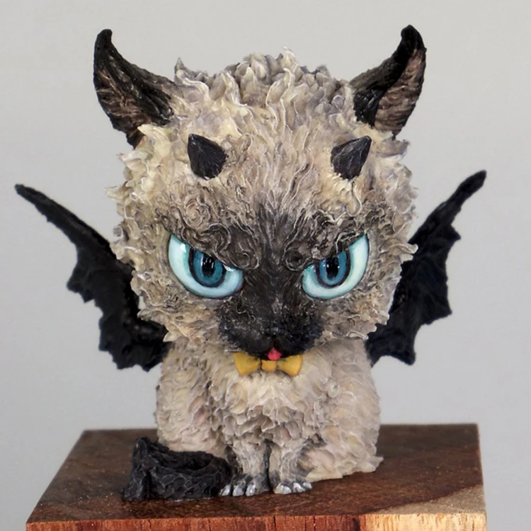Wf 2018 зима кот дьявола Смола Модель GK научная фантастика тема разобранный и