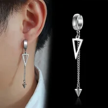 Mens Dangle Cross Earrings - Jewelry 