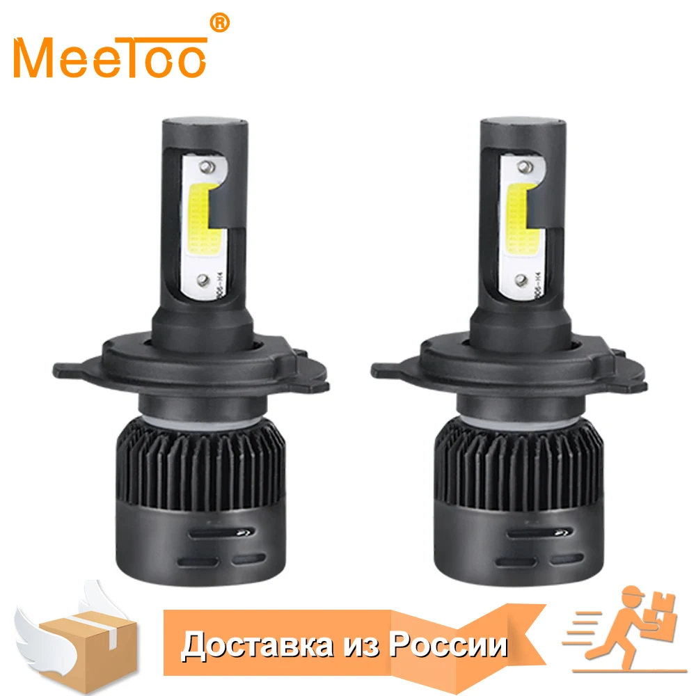 H4 светодиодный автомобильный Головной фонарь H7 H1 H11 H8 HB3 HB4 9005 9006 8000 лм 6500K 12 В