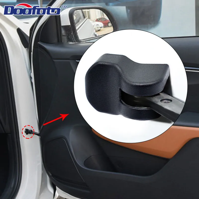 4x Car Door Limiting Stopper Cover For Kia Rio 3 Ceed Sorento Cerato 2011-2018 Car Accessories Lock Cover Styling