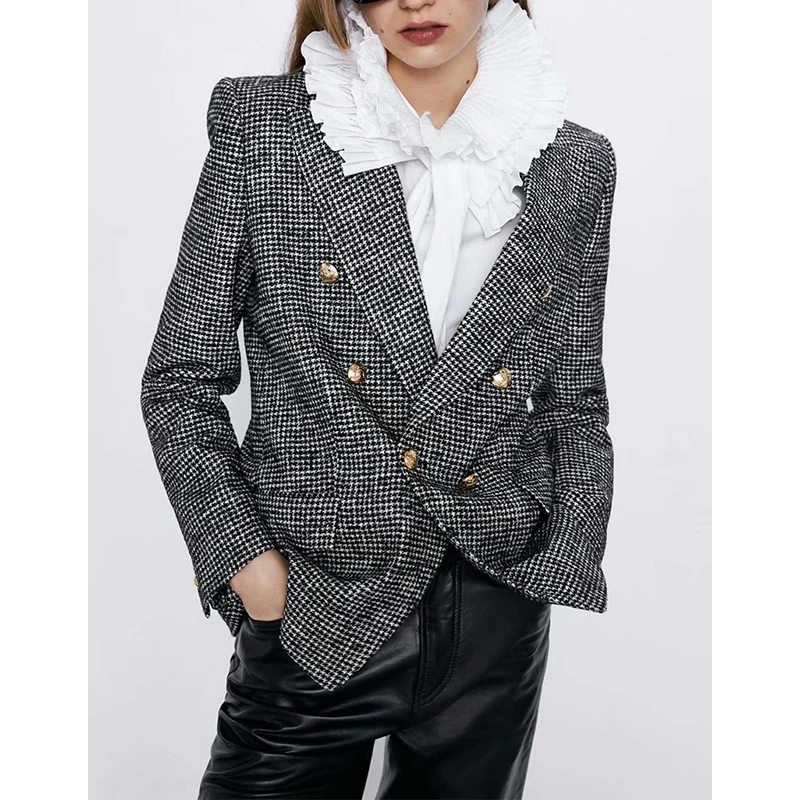Блейзер модный Рабочий стиль длинное зимнее пальто для женщин