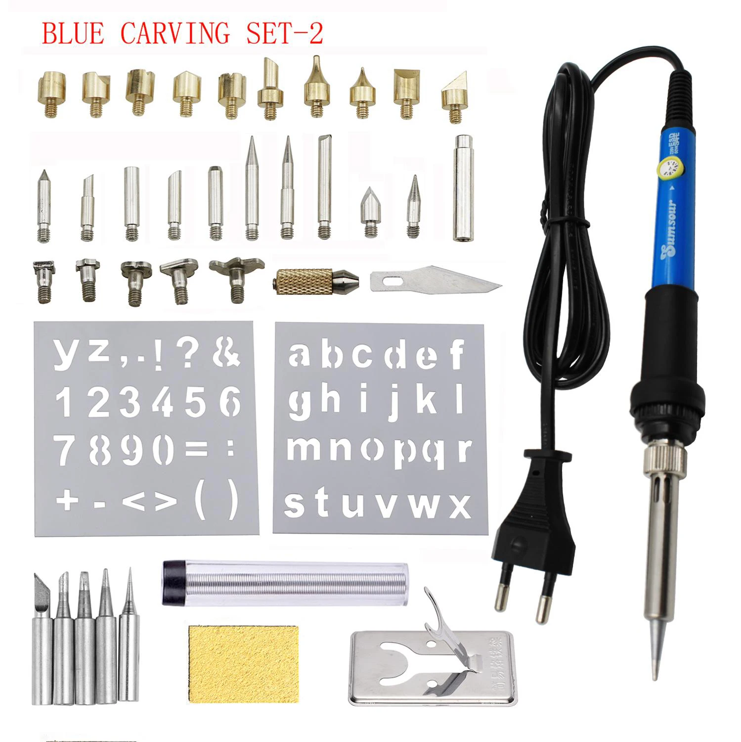 60W 80W Wood Burning Carving Pyrography Pen Kit Adjustable Temperature Soldering Iron Welding Wood Embossing Burning Repair Set best soldering iron