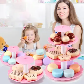 

23Pcs Girls Pretend Role Play Simulation Birthday Cake Educational Kids Toy Set