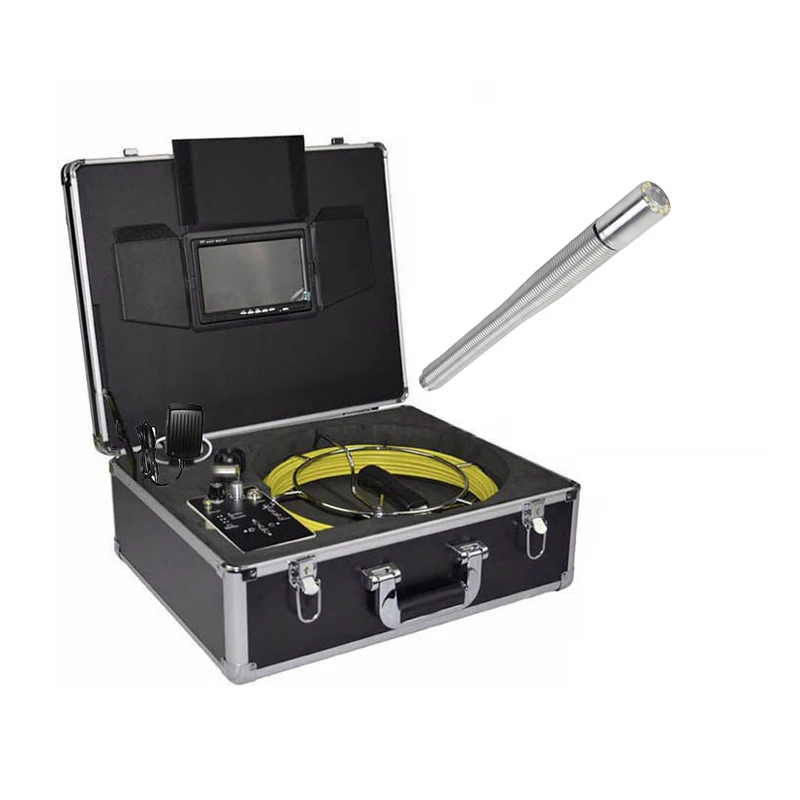 512hz transmitter 23mm self leveling balance pipe inspection camera