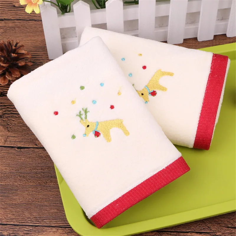 30x45 декоративный роскошный набор полотенец для рук рождественское полотенце подарок вышитый Снеговик Санта Клаус полотенце кухонное полотенце s