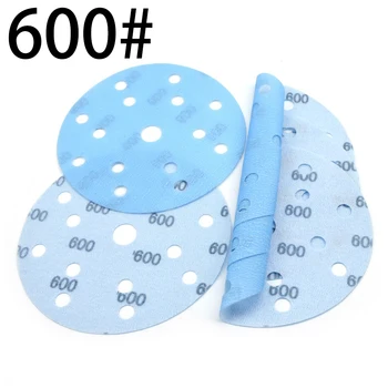 

7 Pieces 6 Inches 150mm 15 Hole Hook Loop Sanding Discs Sandpaper FV Ultra-Fine Wet Dry Abrasive Tools