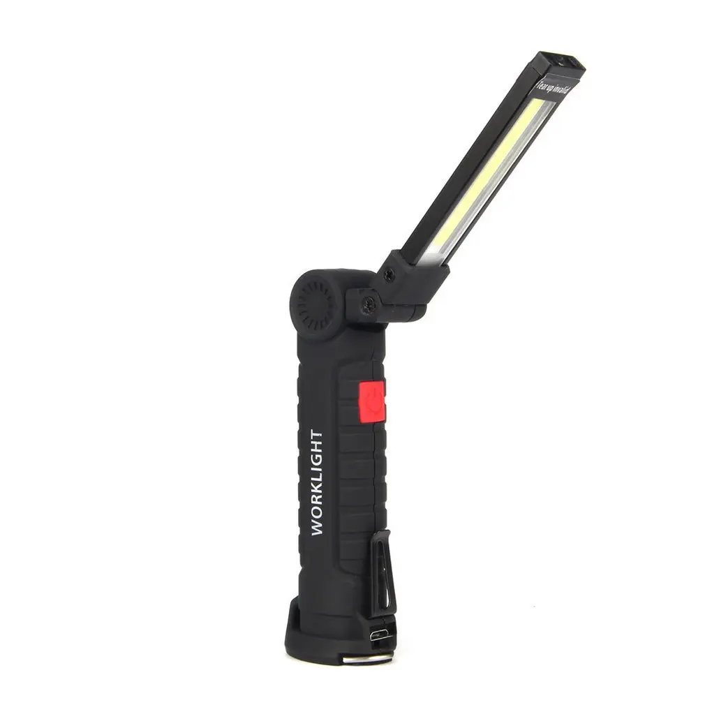 

Multifunctional Foldable COB LED Flashlight Torch Flexible Hand Torch Work Light Outdoor Inspection Lamp USB Charging Port