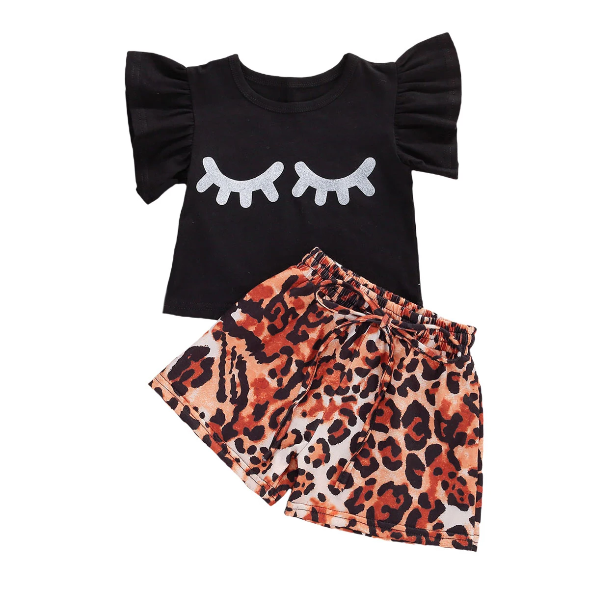 

AA Fashion Baby Girls Clothes Infant Short Sleeve T Shirts Tops+Shorts Summer Baby Costume Toddler Costume