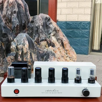 

New 6P6P-6V6 AB Class Vacuum Tube Amplifier HIFI Fever Amplifier 9W + 9W AC220V
