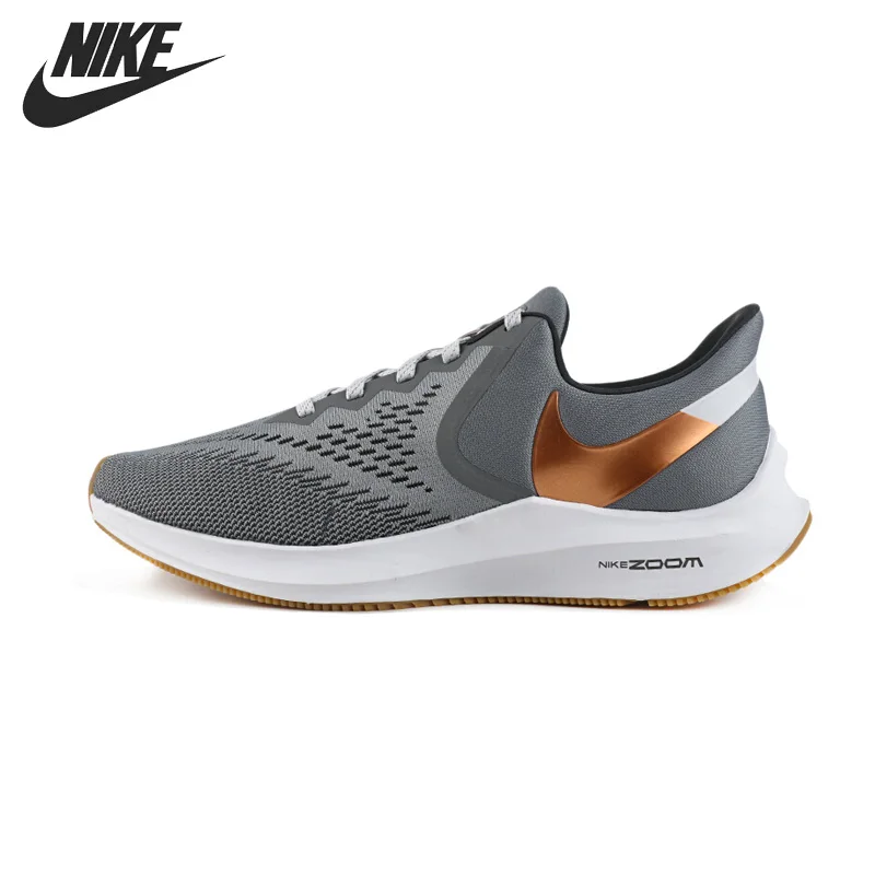 Оригинальный Новое поступление NIKE ZOOM WINFLO 6 мужские кроссовки для бега|Беговая