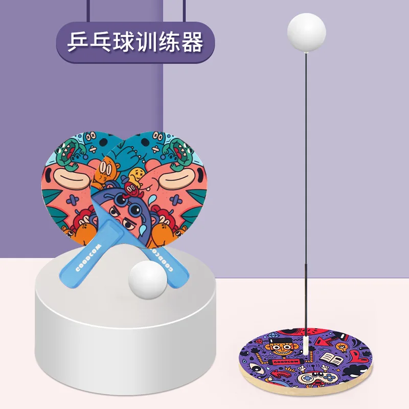 

Ping Pong Pingpong Practicing Device Children Ping Pong Training Device Soft Elasticity Parent And Child Interactive Toy Myopia